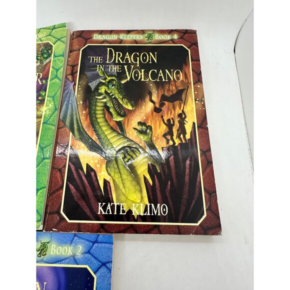 Dragon Keepers Book Set Kate Klimo Books 1 2 & 4 Fantasy Adventure Series Kids - Picture 3 of 12